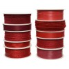 Ribbon Polyester Sustainable 10ass Red/Colour(S) di Kaemingk