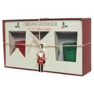 Set 3 Candele Votive Natalizie di Kaemingk