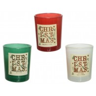 Set 3 Candele Votive Natalizie di Kaemingk