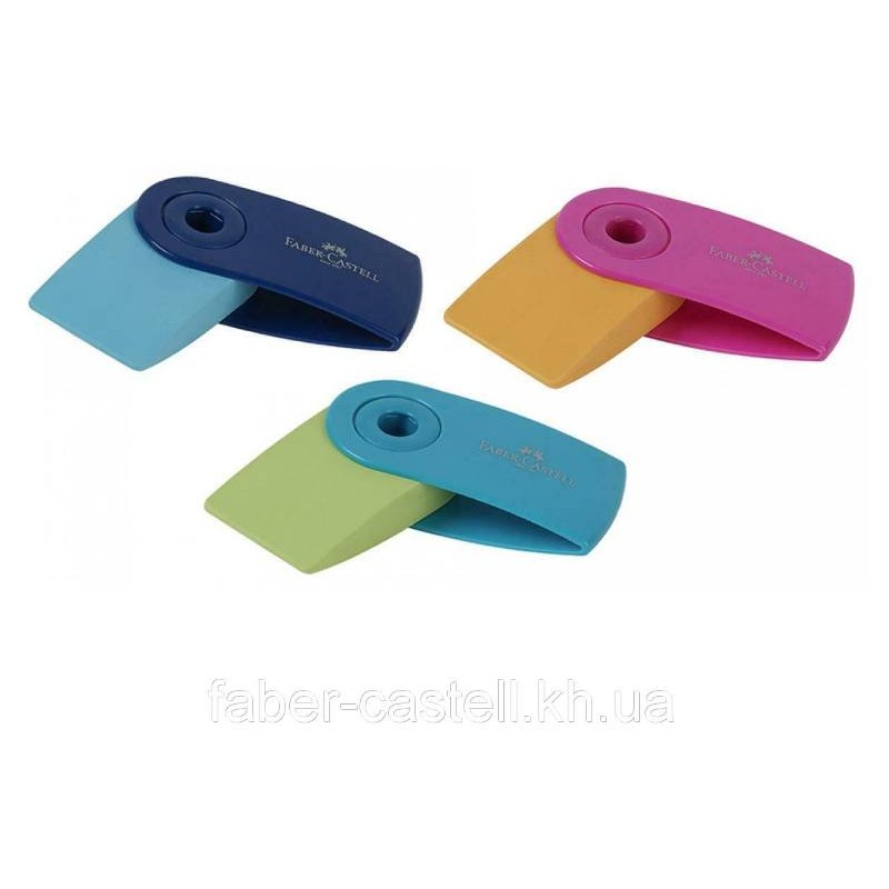 Gomma Mini Sleeve Richiudibile - Espositore da 24 Pezzi di Faber-Castell