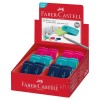 Gomma Mini Sleeve Richiudibile - Espositore da 24 Pezzi di Faber-Castell