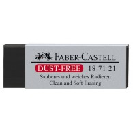 Gomma Dust Free Nera - Espositore da 20 Pezzi di Faber-Castell