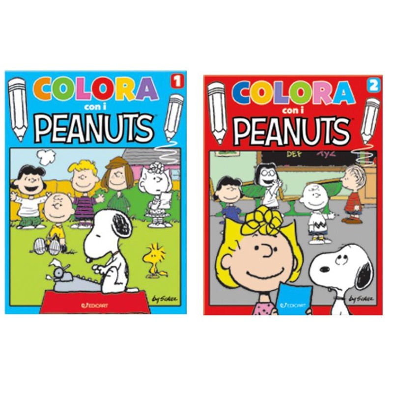 Peanuts Colora Con... Cf.10 Pz 5x2 Tit. di Edicart Style Srl