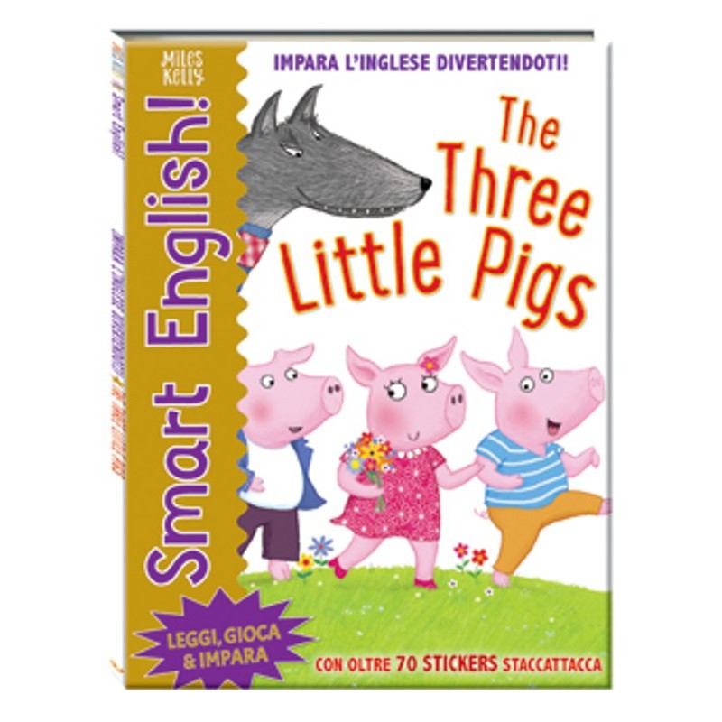 M.K. Smart English! Three Little Pigs di Edicart Style Srl