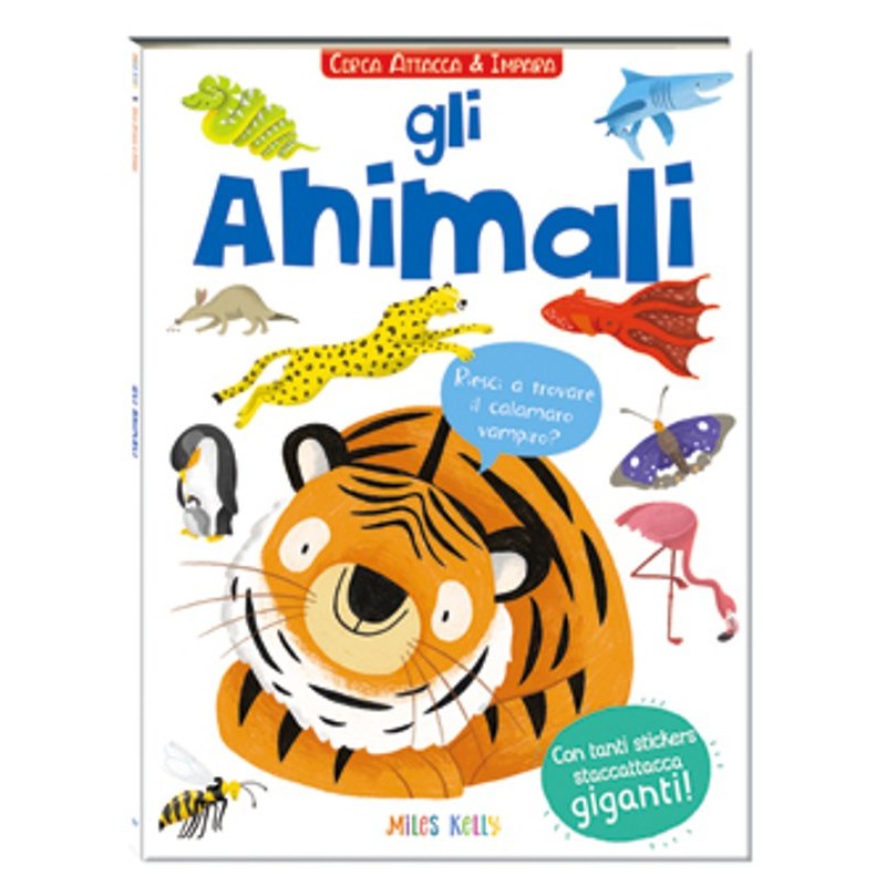 Libr.Cerca Attacca & Impara2 Animali di Edicart Style Srl
