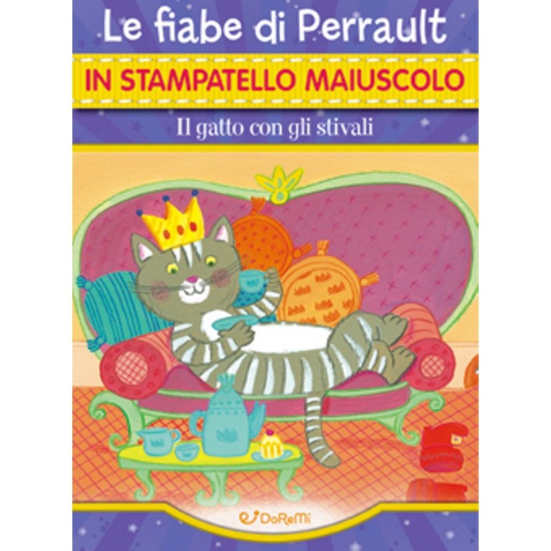 Fiabe in Stampatello il Gatto con gli Stivali di Edicart Style Srl