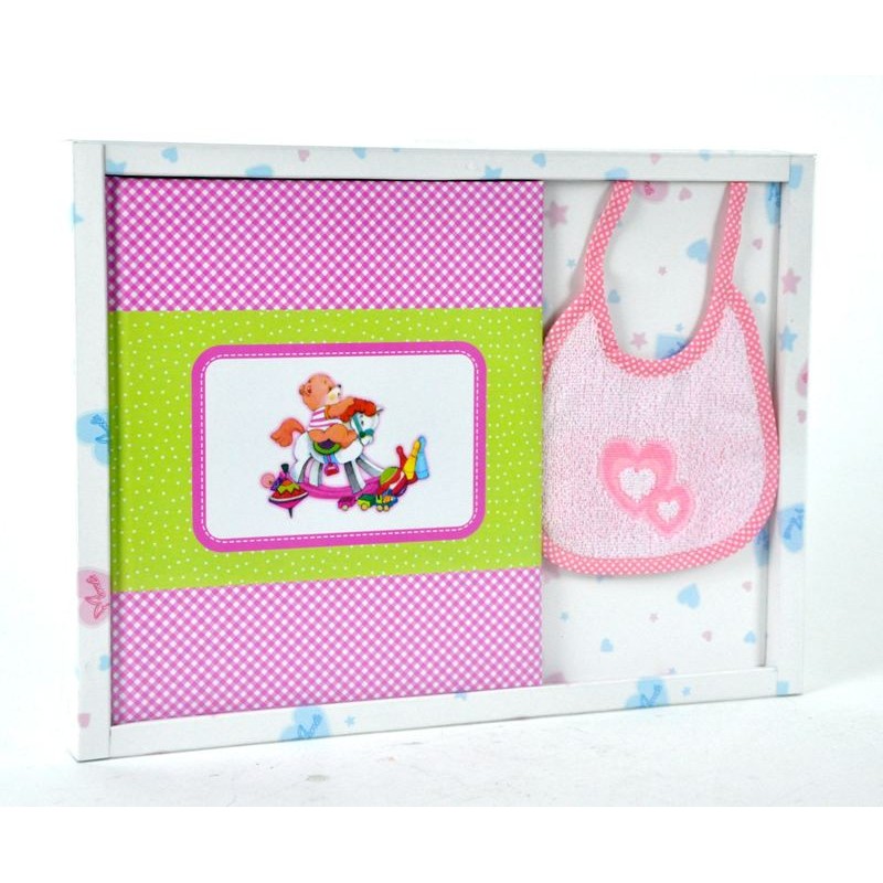 Kit Album Bavaglino Bambina di Mareli