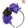 Cerchietto 3 Rose Viola-Nere di Widmann