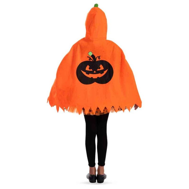 Mantello Zucca in Panno C/Cappuccio L.Cm.65 Ca. in Busta C/Gancio di Carnival-Toys