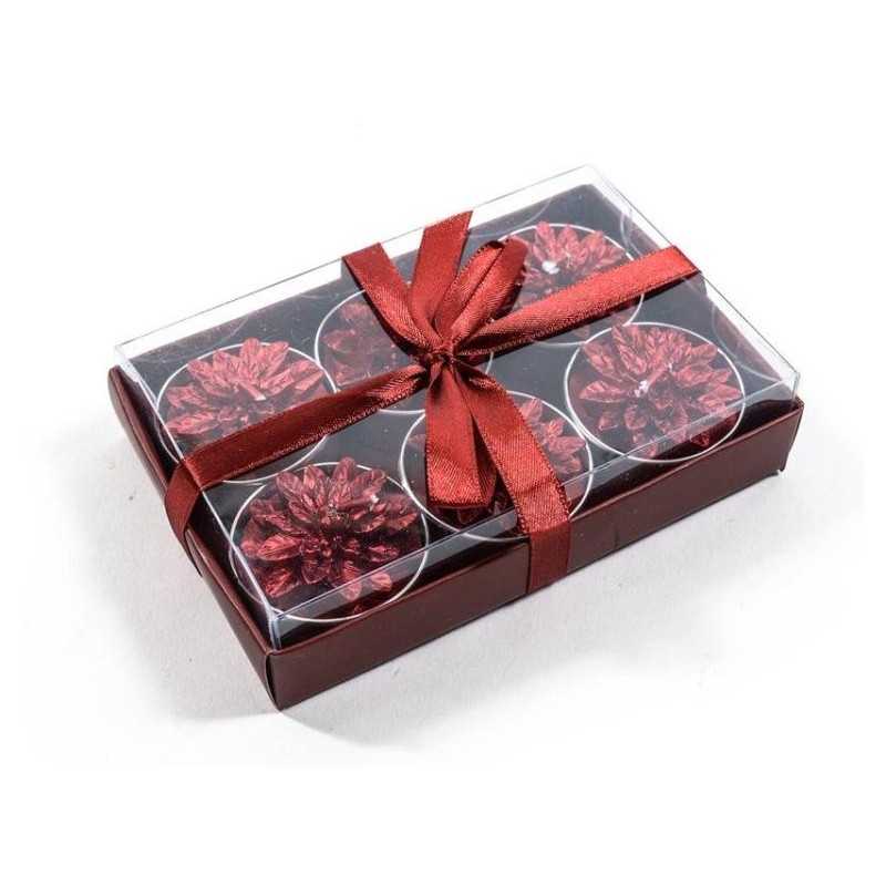 Set 6 Tealight Stella di Mercury Srl
