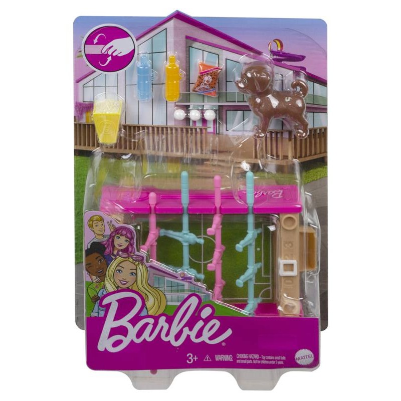 Barbie Mini Playset con Cuccioli Ass.To di Mattel Barbie