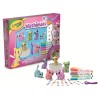 Washimals Pets Set Attivita' con Adesivi, Colori Pastello di Crayola