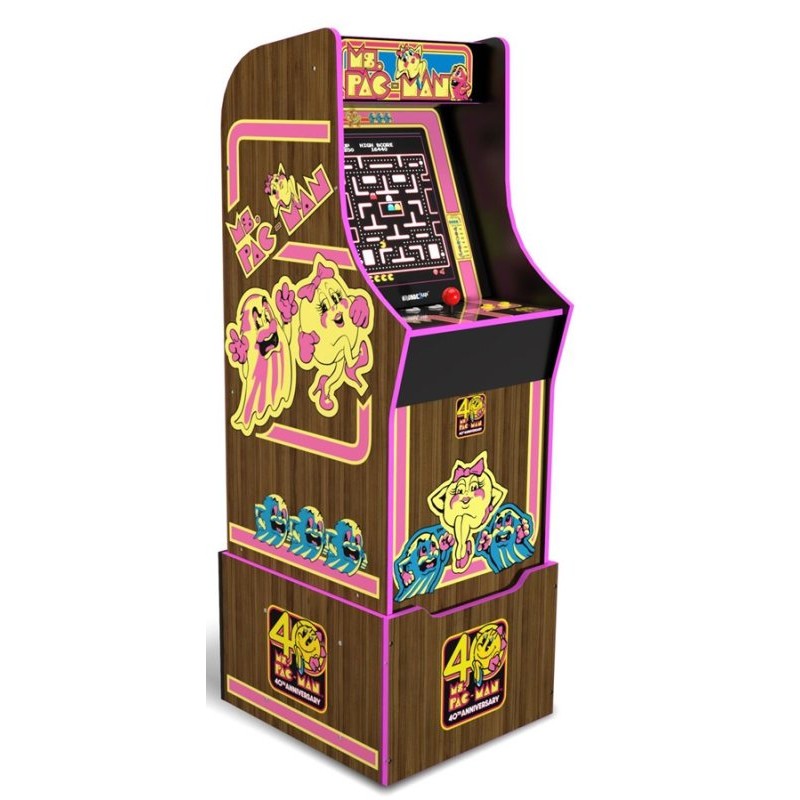 Arcade Ms. Pac-Man 40th Anniversary Arcade Machine di Arcade1up