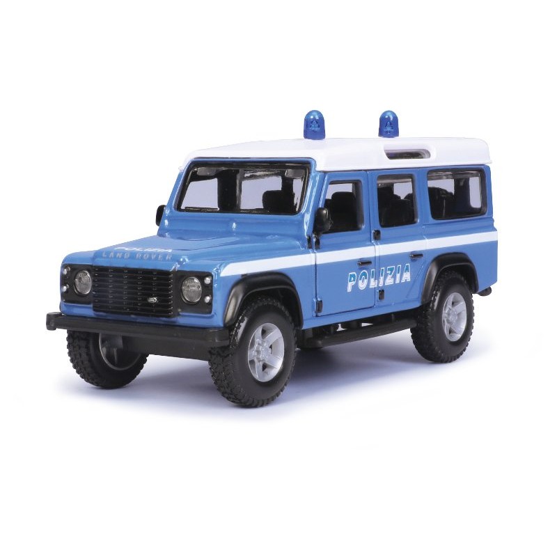 1/32 Cdu Land Rover Defender With Polizia Livery  di Bburago