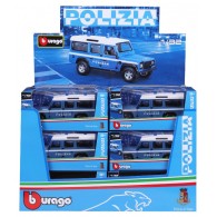 1/32 Cdu Land Rover Defender With Polizia Livery  di Bburago