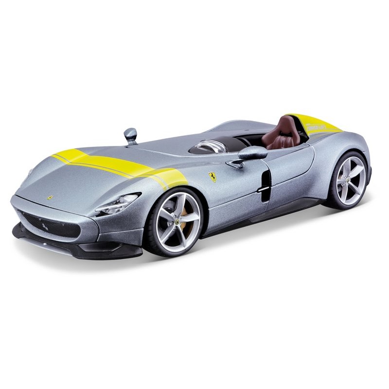 1/43 Ferrari Monza Sp1 Silver/ Yellow di Bburago