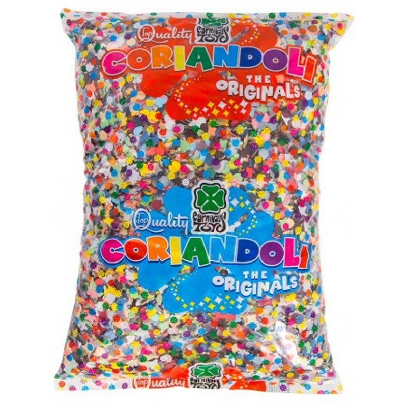Coriandolo Multicolor Gr. 400 Ca. in Busta di Carnival-Toys