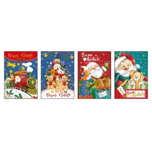 Cart.Babbo Natale con Filo in Dotazione.4sog.S/5 di Toscana Carte Pregiate Srl