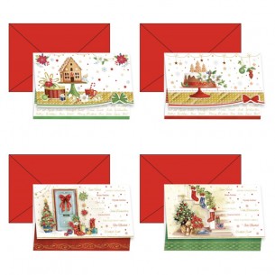 Big.3c.Portasoldi Multilingue Natale Classico.4sog di Toscana Carte Pregiate Srl