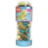 Mega Tubo Costruzioni 140 Pcs Ass.To di Mattel Megabloks