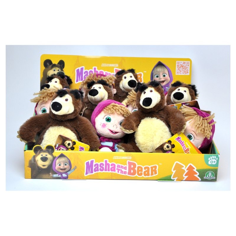 Masha e Orso Peluche 20cm Cdu di Giochi-Preziosi