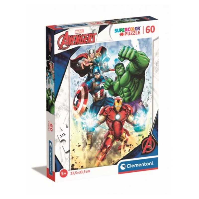 Puzzle 60 Avengers di Clem-40 Puzzle 60 Pz