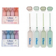 Evidenziatori Glitter 4pz Kawaii di Bluekover.Com Srl
