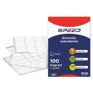 Sm0503 Ciac 100 Etichette 210x297 (Scatola 100 Fogli A4 per Stampante) di Ciac Srl