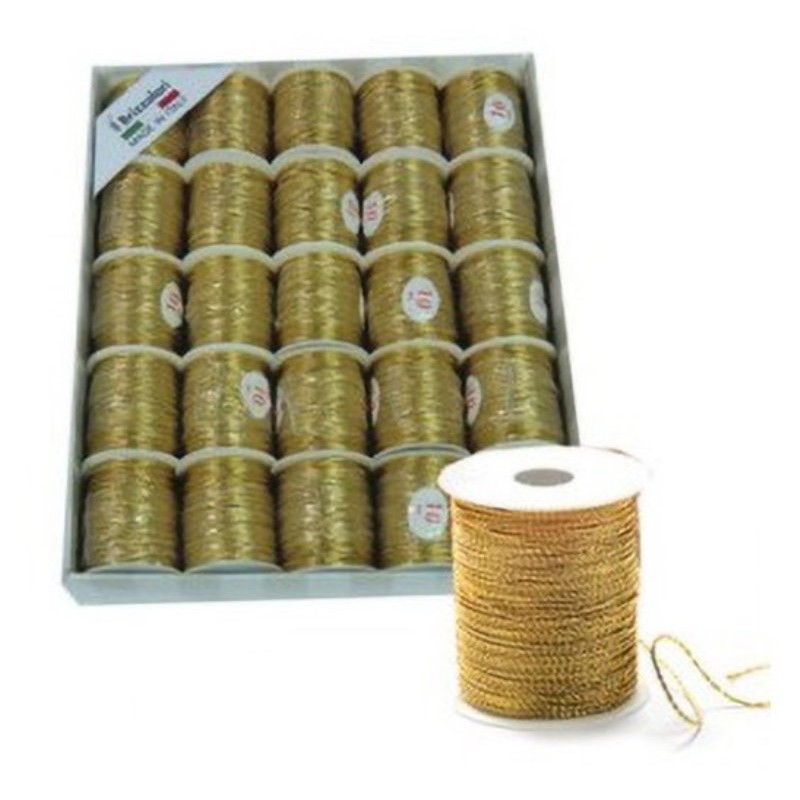 Cf 25 Rotoli Spago Oro/Arg 20mt di Brizzolari