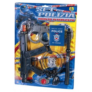 Set Polizia Mitra e Acc. 2 Ass. Blister di Ronchi Supertoys
