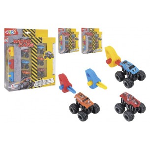 Micro Cars C/Lanciatore 6pz di Globo