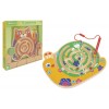 Gioco Labirinto Animali in Legno 2 Assortiti di Globo