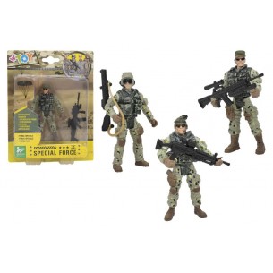 Personaggio Militare C/Accessori 4 Ass di Globo