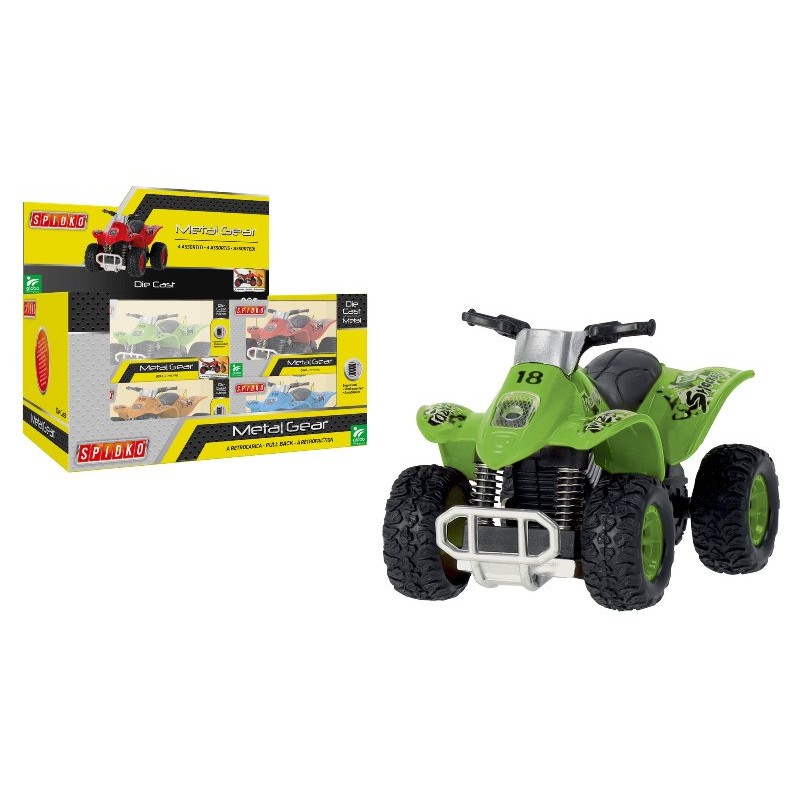 Quad Die Cast 4 Ass 12pz D/Box di Globo