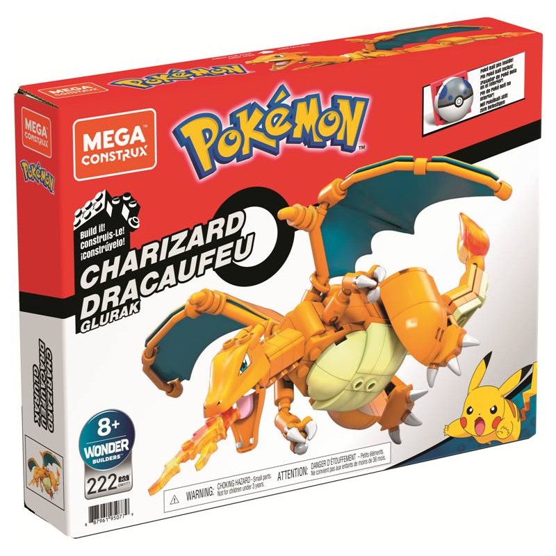 Mega Pokemon Charizard di Mattel Megabloks