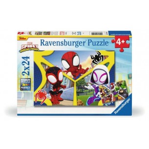 Puzzle 2x24 Spidey 2 X 24 Pz di Ravensburger Puzzle 2x24 Pz