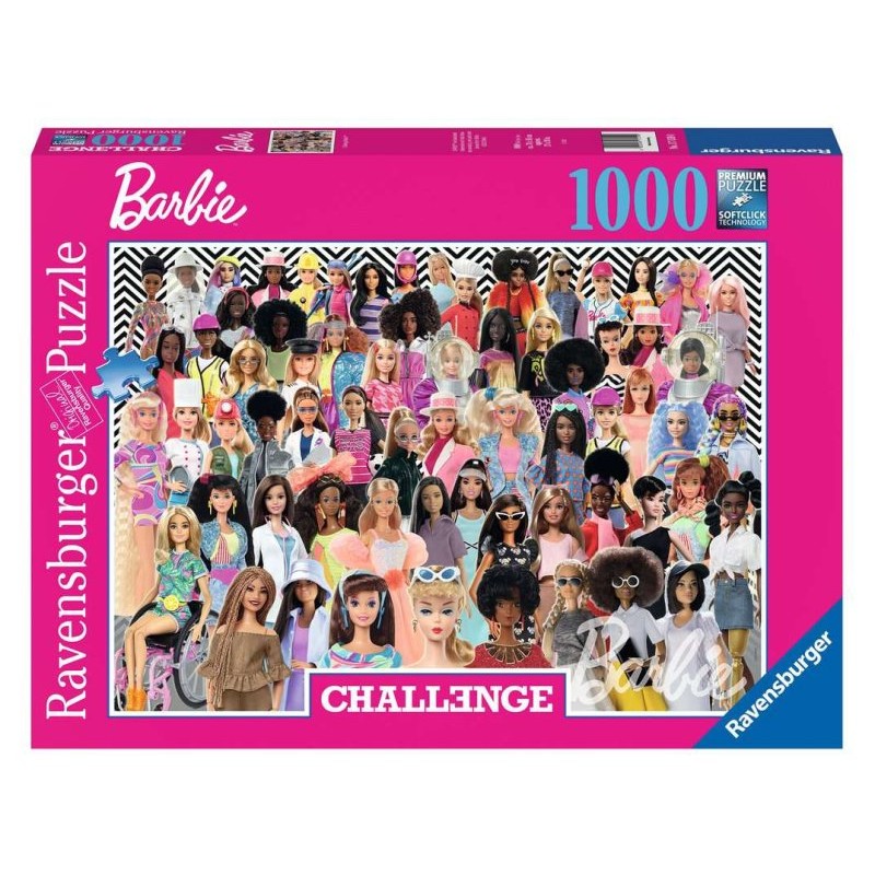 Puzzle 1000 Pz Barbie Challenge di Ravensburger
