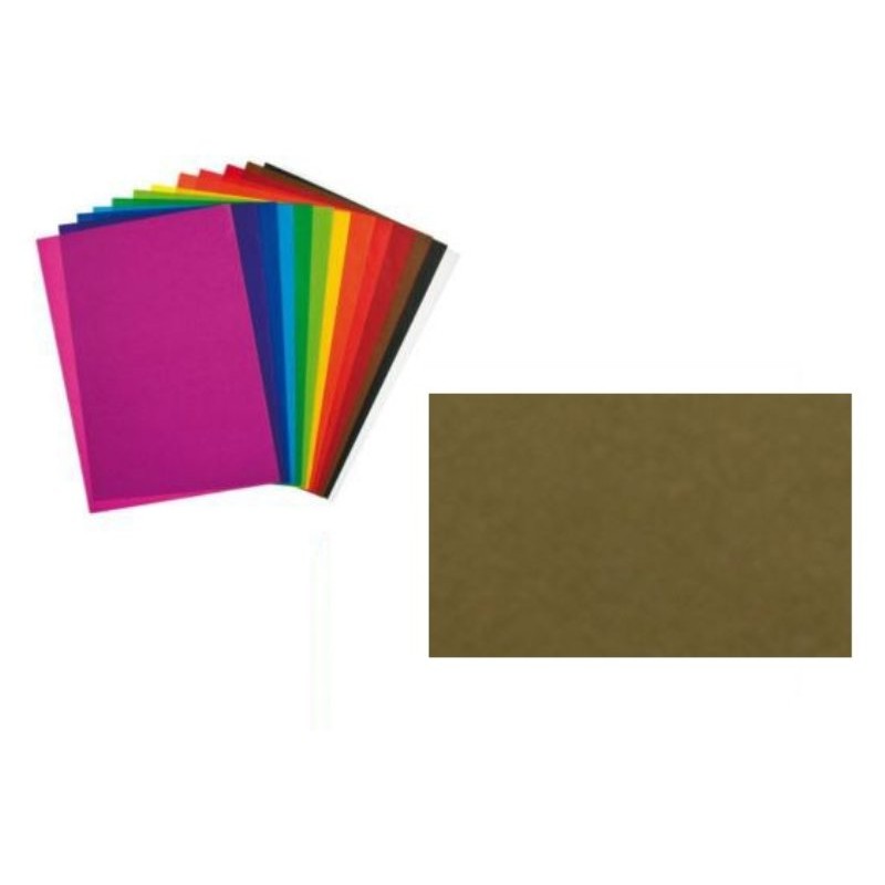 Confezione 24 Fogli Carta Velina 21 Gr Colore Verde Muschio di Cartotecnica-Rossi