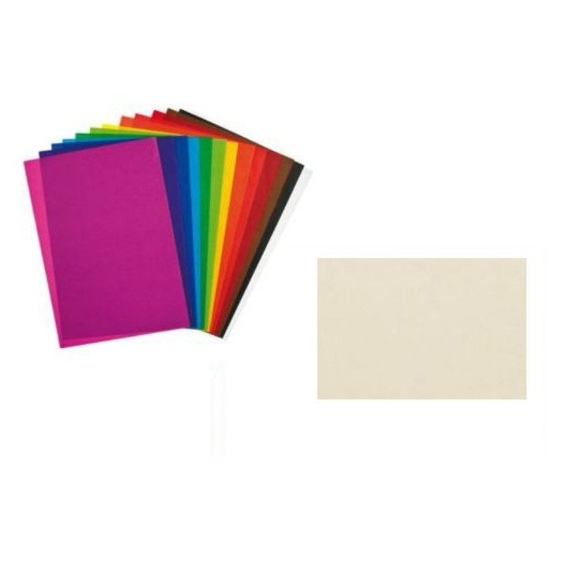 Confezione 24 Fogli Carta Velina 21 Gr Colore Giallo Vaniglia di Cartotecnica-Rossi
