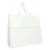 Gift Bags Carta Goffrata C/Fiocco Raso 36x13x31 Bianco di Mainetti Bags Srl