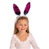Cerchietto Coniglio Azzurro/Rosa con Paillettes Reversibili su Cartoncin di Carnival-Toys