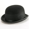 Bombetta Nera in Feltro (Tg.58) con Cartellino/Etichetta di Carnival-Toys