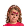 Cartella Decorazioni Adesive Viso Unicorno in Busta su Cartoncino di Carnival-Toys