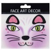 Cartella Tatuaggio Viso Gattino in Busta su Cartoncino di Carnival-Toys