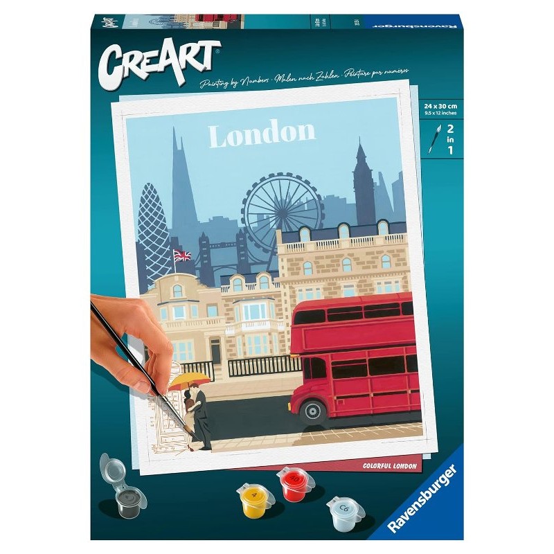 Creart City Londra di Ravensburger Creart Adult