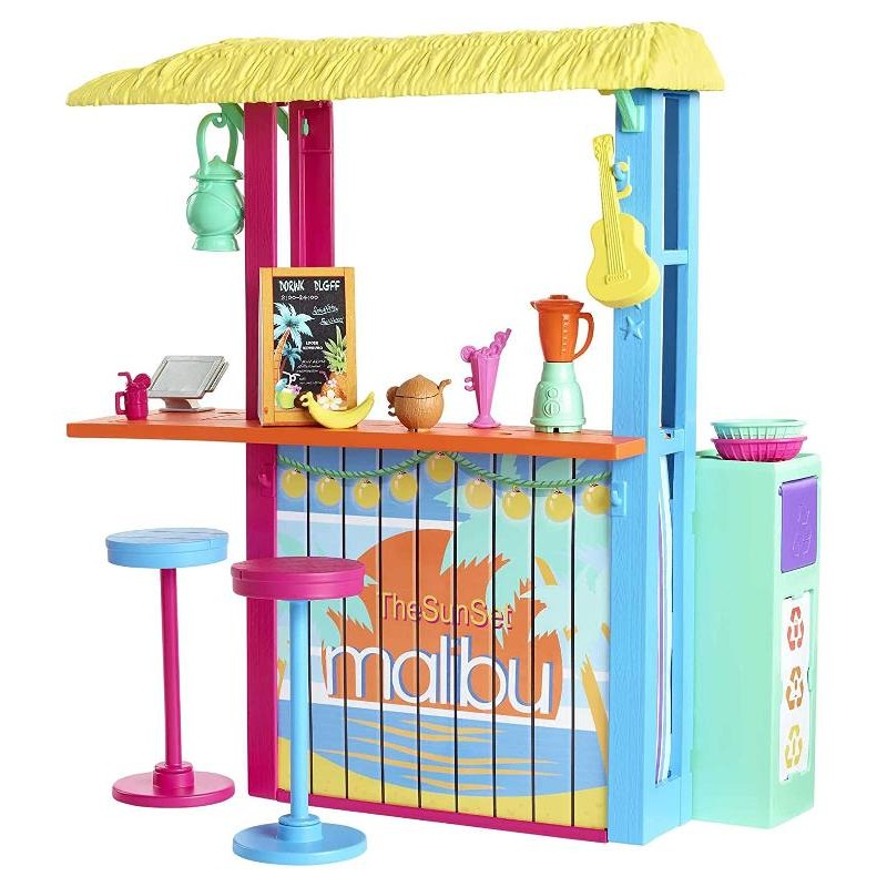 Barbie Loves The Oceans - Playset Chiosco Sulla Spiaggia di Mattel Barbie