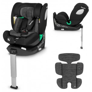 Car Seat Braam 40-150cm (Lo-Braam-I-Size-Black-Carbon) di Lionelo Seggiolini Auto
