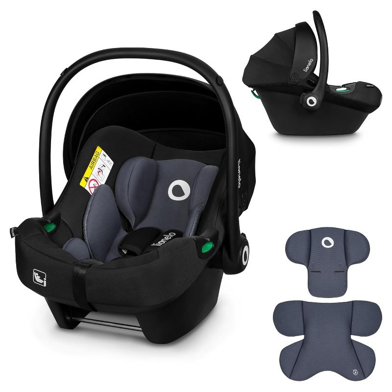 Car Seat Astrid 40-87cm (Lo-Astrid-I-Size-Black-Grey) di Lionelo Seggiolini Auto