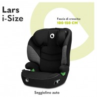 Car Seats 100-150cm (Lo-Lars-I-Size-Black-Grey) di Lionelo Seggiolini Auto