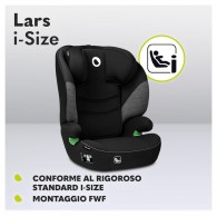 Car Seats 100-150cm (Lo-Lars-I-Size-Black-Grey) di Lionelo Seggiolini Auto